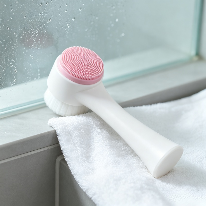 Silicone Face Scrubber Electric - فرشاة تنظيف الوجه اليدوية ذات الوجهين،