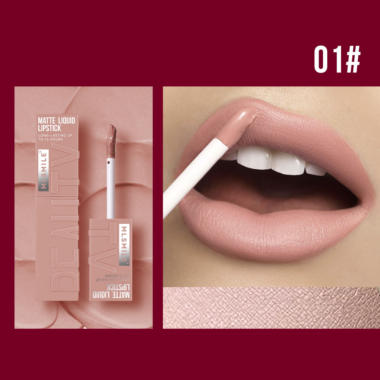 Matte Velvet Lip Tint Long Lasting - أحمر شفاه سائل مطفي بـ 6