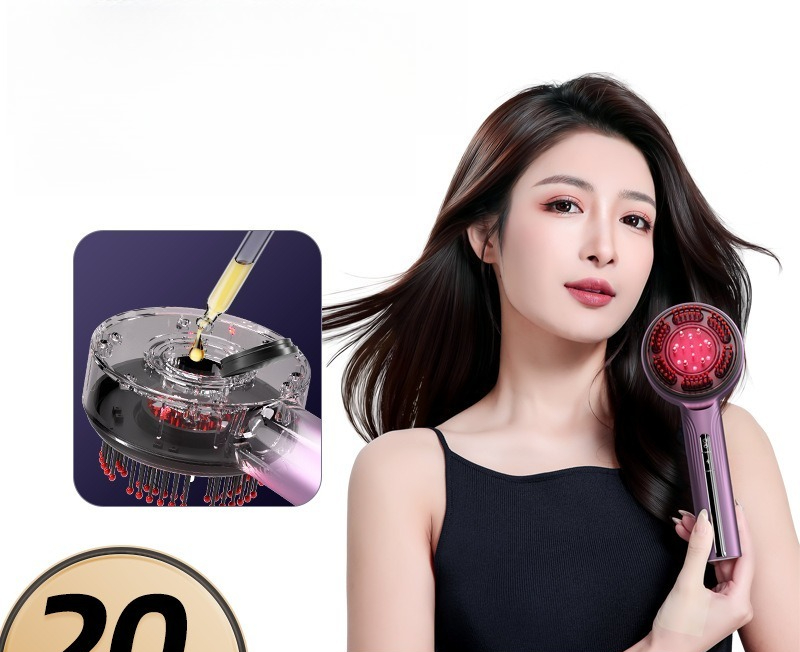 Hair Care - مشط تدليك كهربائي بتقنية التيار الدقيق