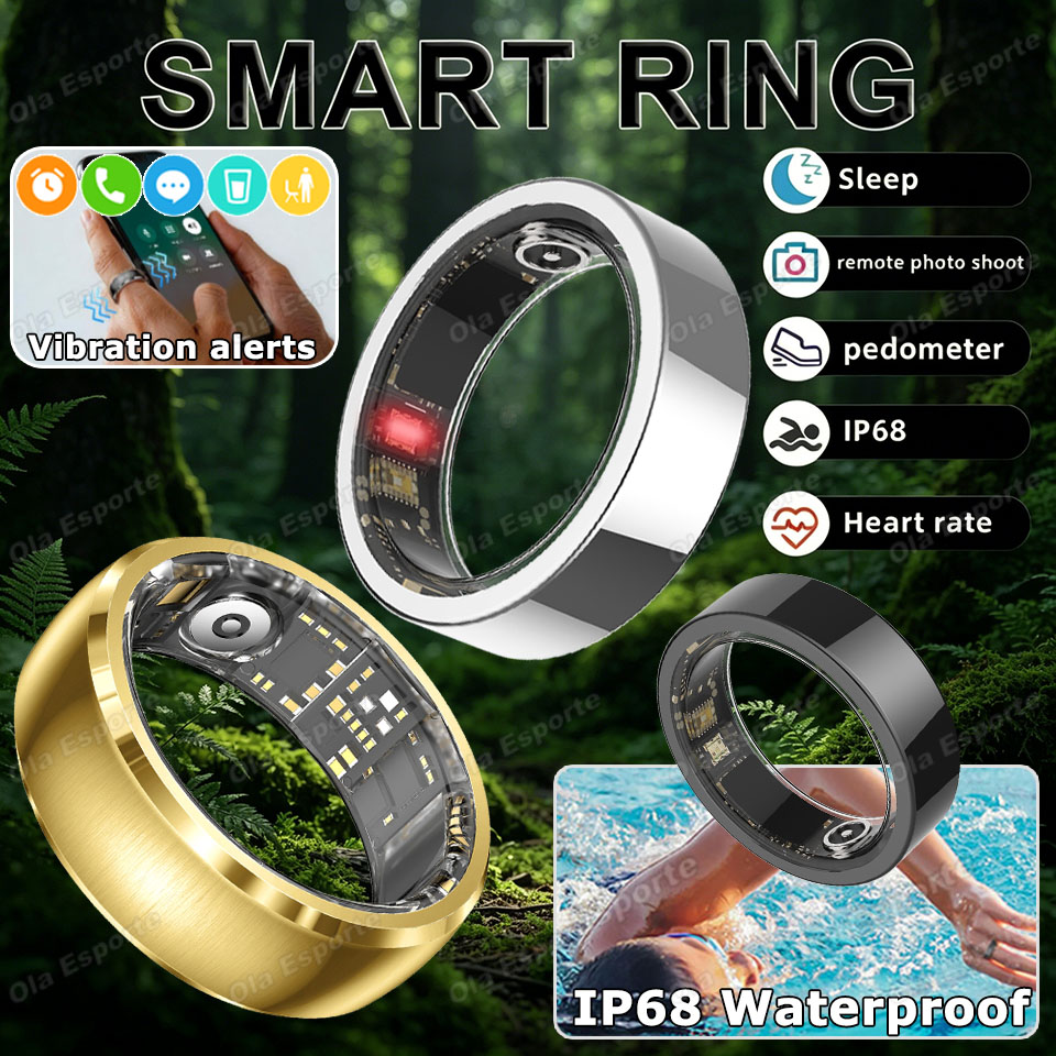 خاتم ذكي مطور مع خاصية التنبيه - مراجعة Health Monitors وسعره