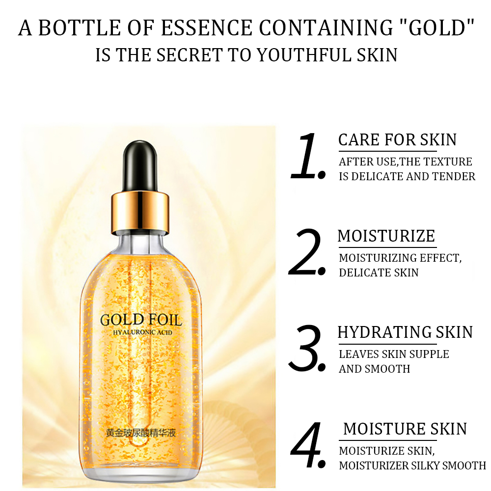 100 مللي 24 كيلو الذهب حمض اله - مراجعة Hyaluronic Acid Facial Serum وسعره