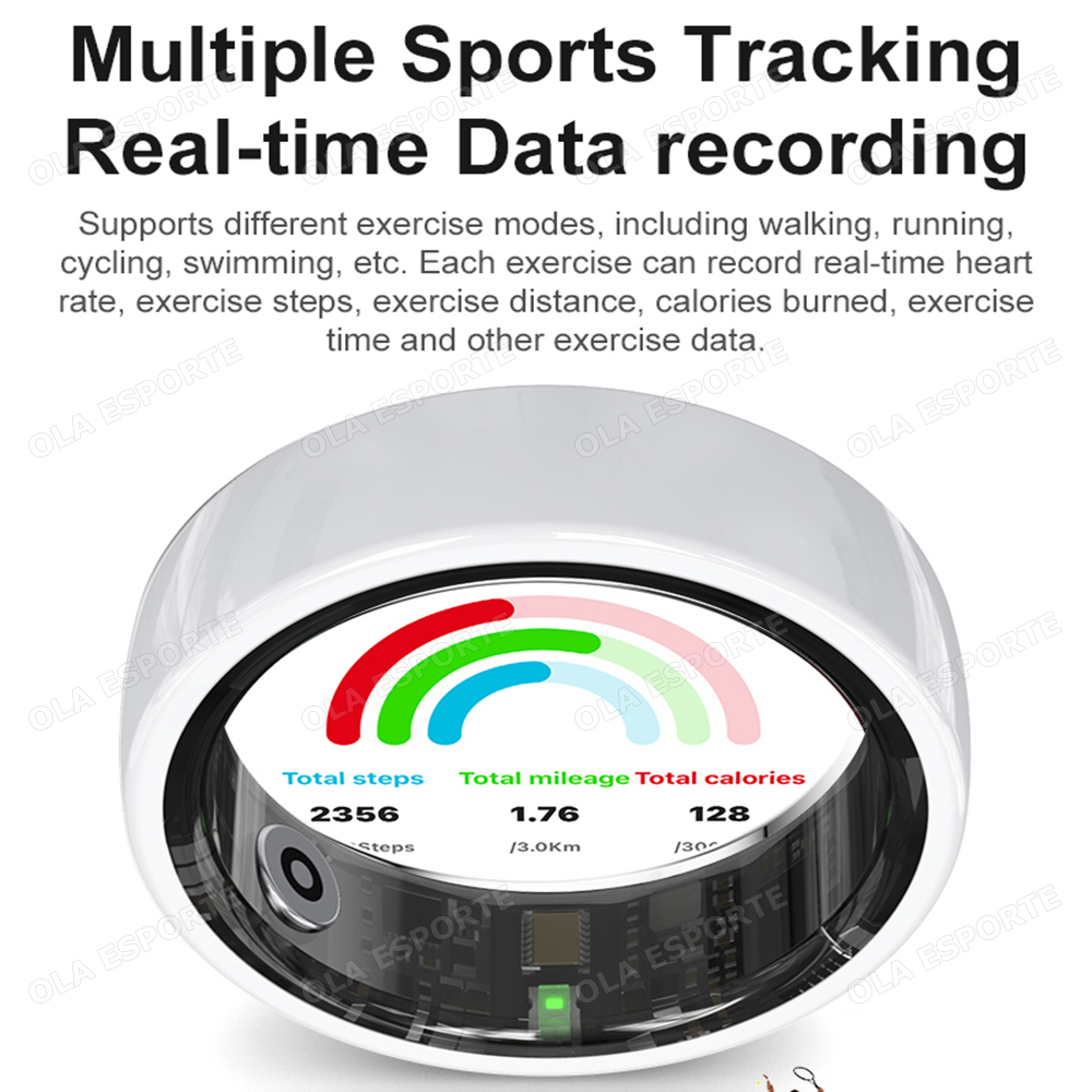 خاتم ذكي من السيراميك مع حاوية - مراجعة Health Monitors وسعره